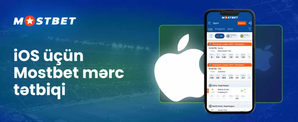 Apple telefonları üçün Mostbet mobil tətbiqi haqqında ətraflı məlumat